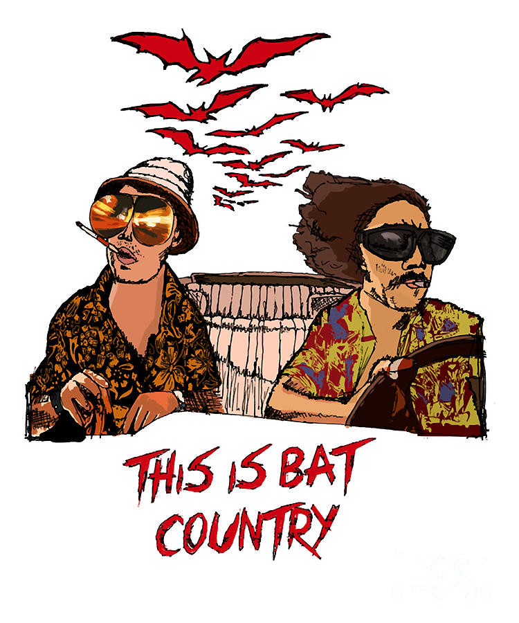 Photograp Bat Country Helped Succeed Digital Art by Retro Hunter S