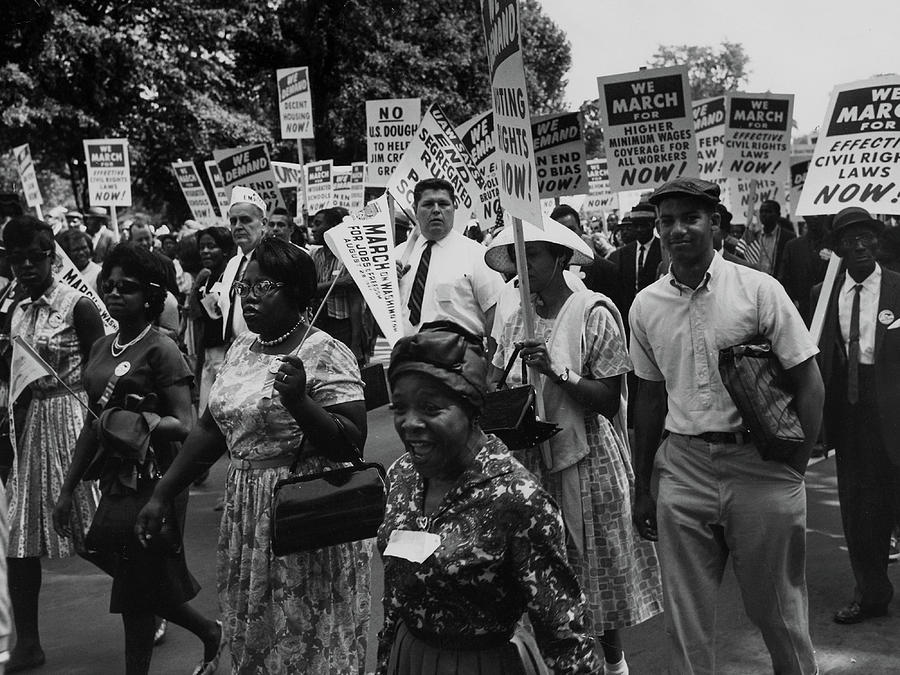 Photograph of the Civil Rights March on Washington DC 1963 Photograph ...