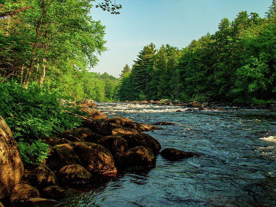Photograph of the Schroon River Photograph by Louis Dallara