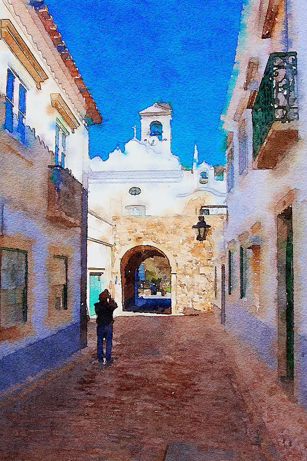 Photographing Faro Portugal Mixed Media by Tatiana Travelways