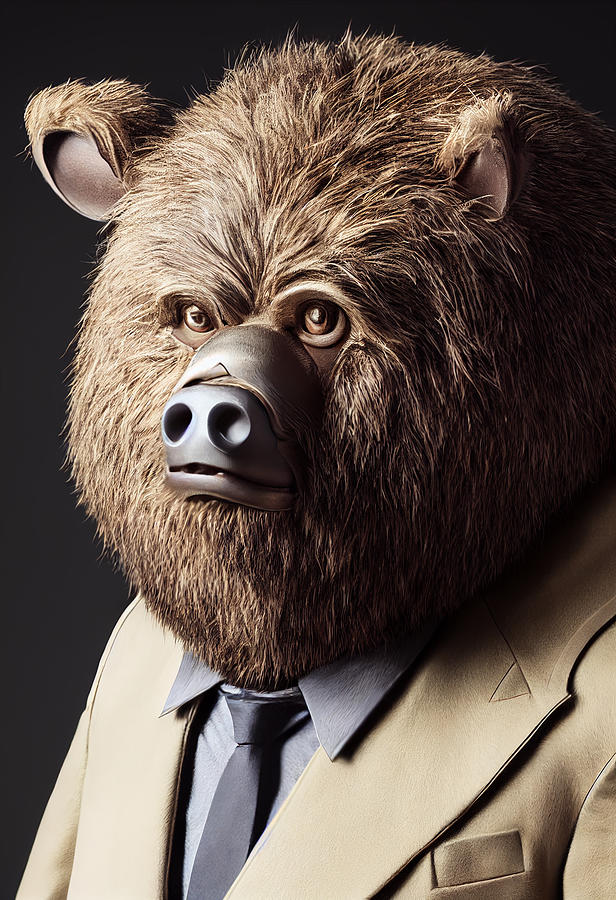 Photoreal Portrait of bugbear anthropomorphic elegant b0de043525 e625 ...