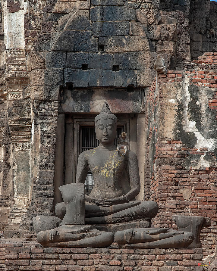 Phra Prang Sam Yod Wihan Buddha Images DTHLB0012 Photograph by Gerry Gantt