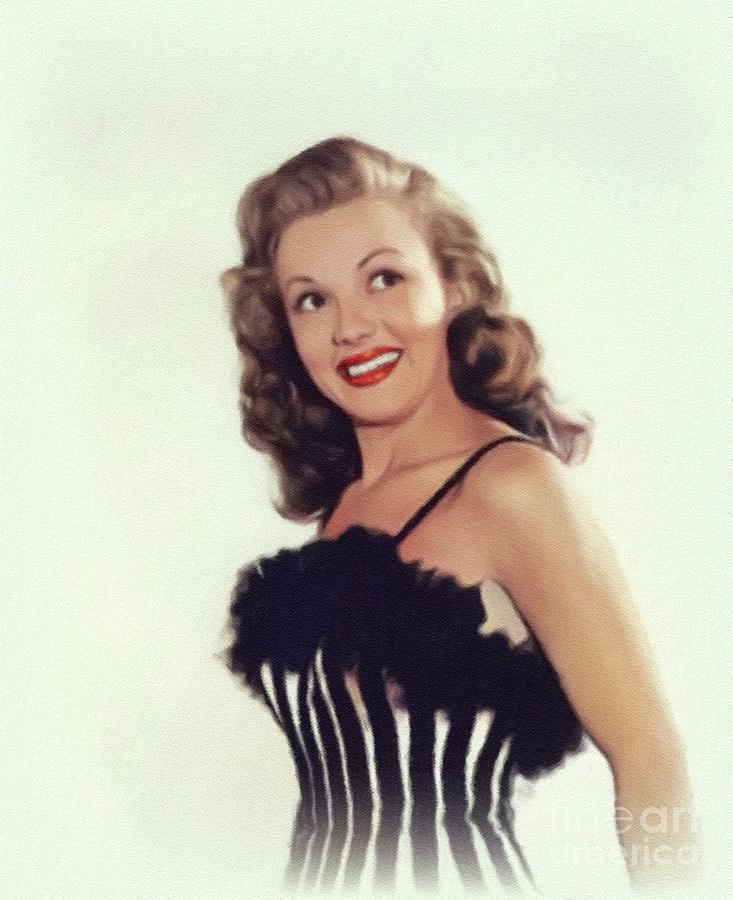 Phyllis Coates, Vintage Actress Painting by Esoterica Art Agency - Pixels