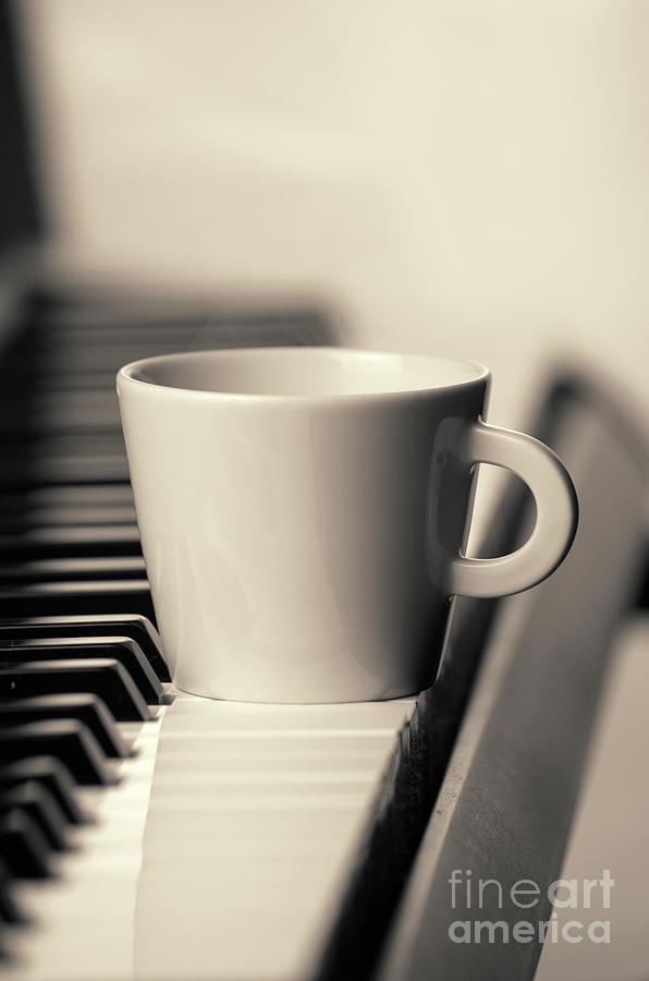 Piano Coffee Photograph by Konstantin Sevostyanov