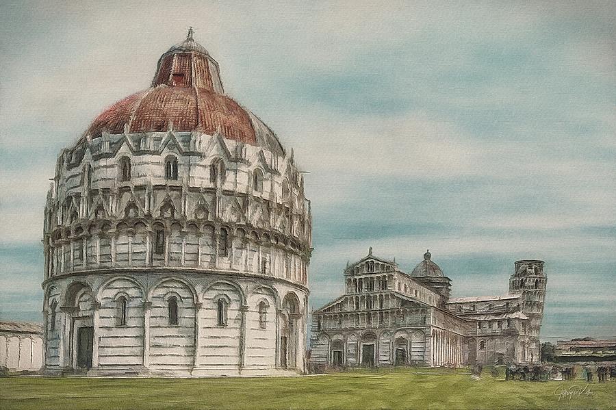 Piazza del Duomo Painting by Jeffrey Kolker Piazza del Duomo Painting by Jeffrey Kolker