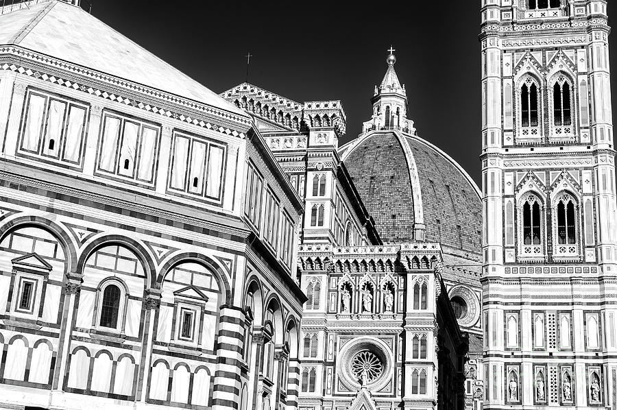 Piazza del Duomo Sites in Florence Italy Photograph by John Rizzuto