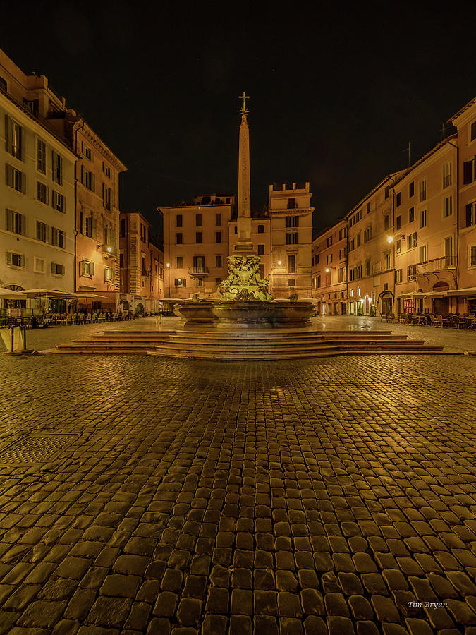 Piazza della Rotonda- Rome Photograph by Tim Bryan
