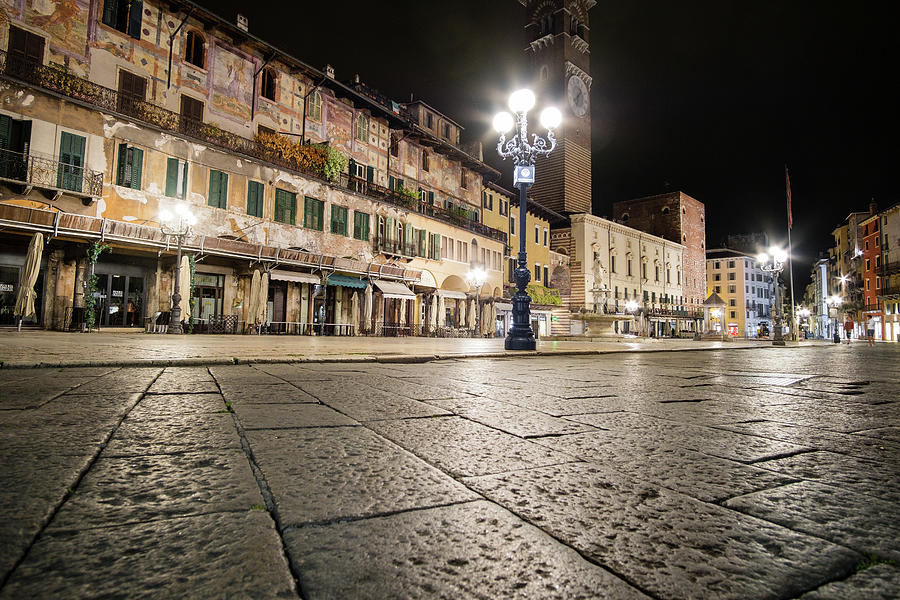 Piazza Erbe, Verona, Italy #3 Photograph by Alberto Zanoni