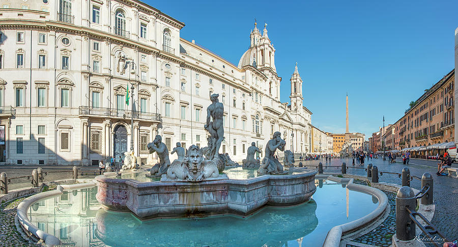 Piazza Navona Photograph by Robert Lacy | Fine Art America