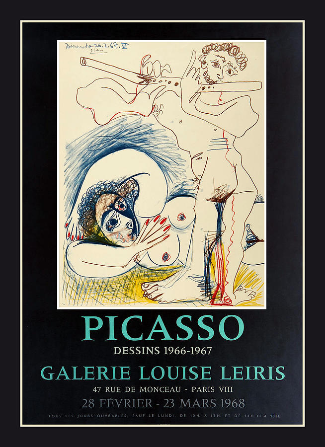 Picasso Exhibition 1968 Photograph by Andrew Fare