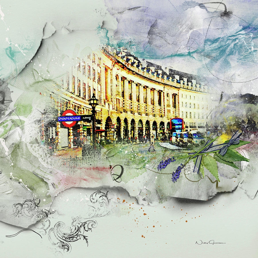 Piccadilly Circus Digital Art by Nicky Jameson