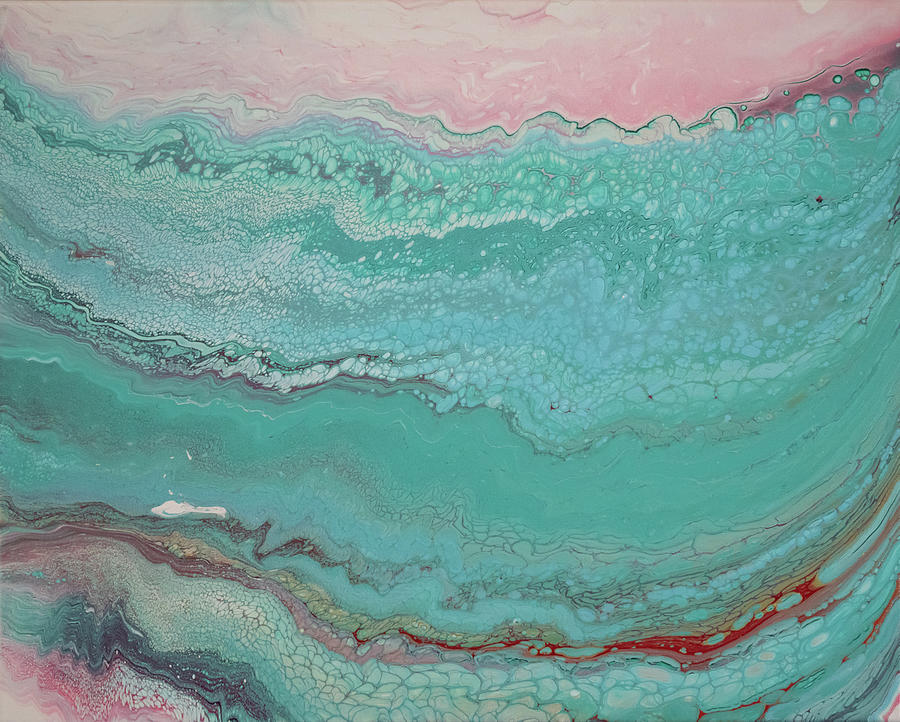 Pink Sea Mixed Media by Aimee Bruno