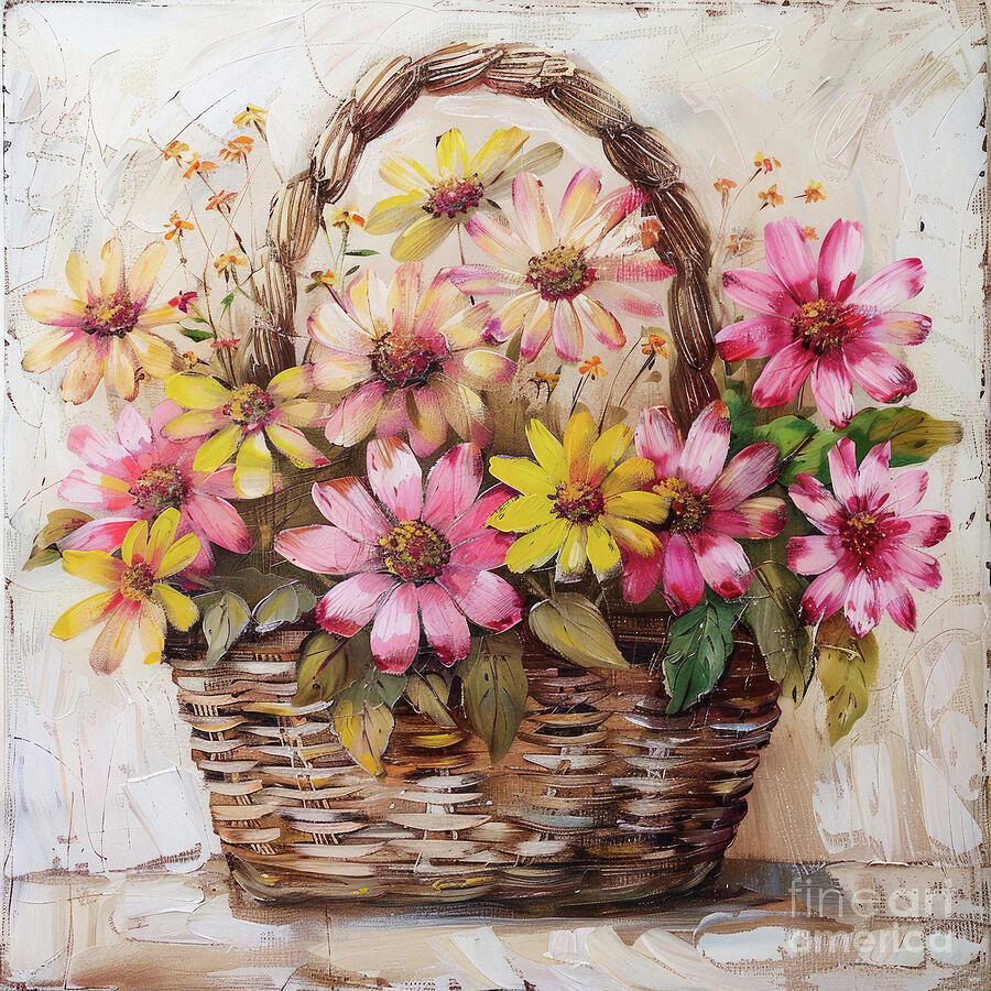 Pick Some Daisies Digital Art by Tina LeCour