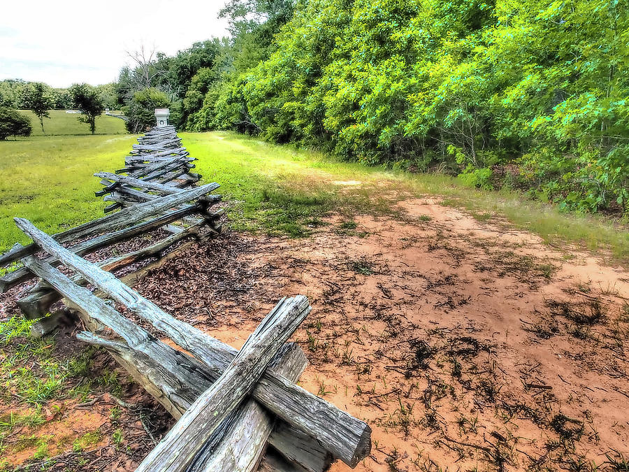Picket Fence at Shiloh Photograph by James C Richardson