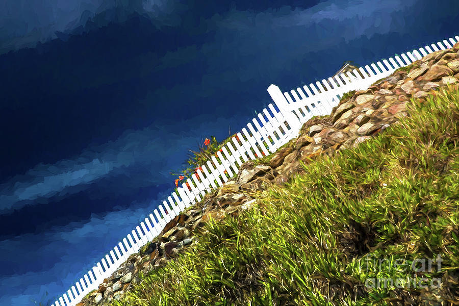 Picket fence, Cezanne style Photograph by Sheila Smart Fine Art Photography