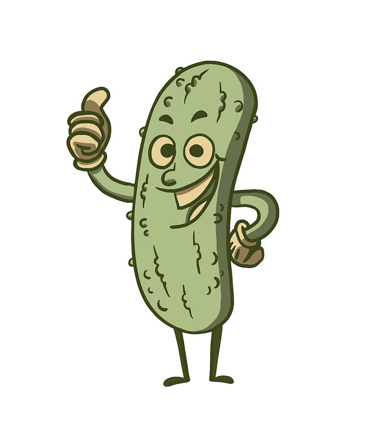 dancing pickle cartoon
