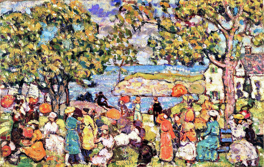 Music Painting - Picnic - Digital Remastered Edition by Maurice Brazil Prendergast