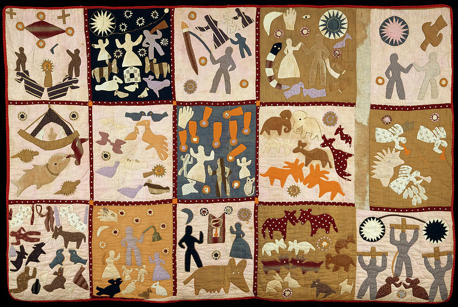 Pattern Painting - Pictorial Quilt by Harriet Powers