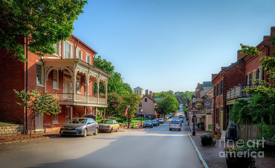 Pictorial View of Jonesborough, Tennessee Photograph by Shelia Hunt