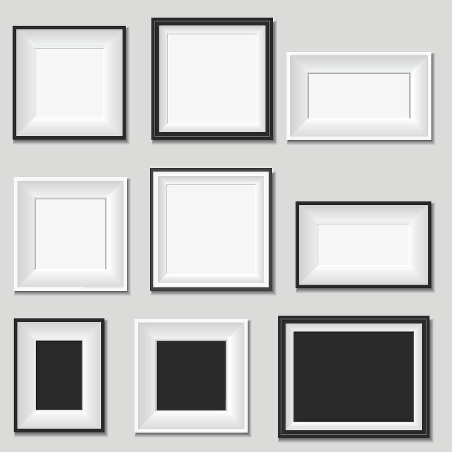 Picture frame Drawing by DivVector