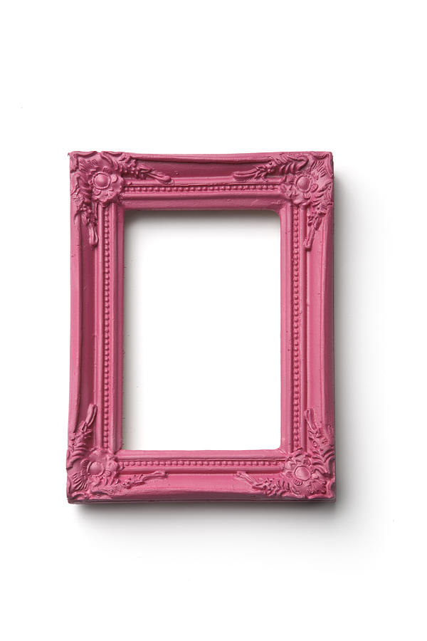 Picture Frames: Pink Frame Photograph by Floortje