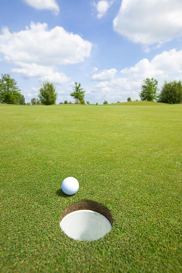 Picture of golf ball Photograph by Alvarez