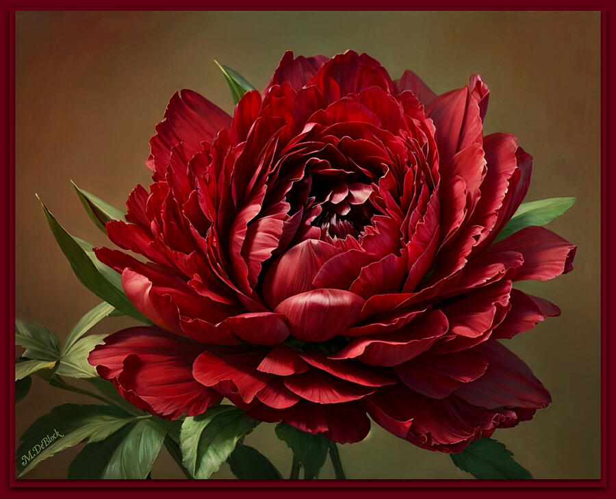 Nature Photograph - Picture Perfect Peony by Marilyn DeBlock