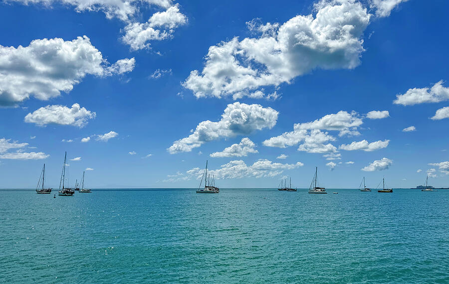 Sailboats Photograph - Picture Perfect Placencia  by Joy McAdams