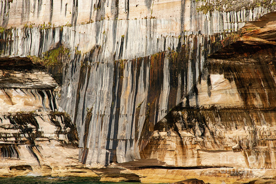 Pictured Rocks Cliffs One Photograph by Bob Phillips