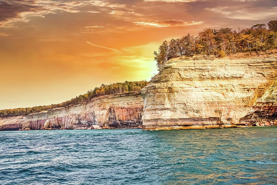 Pictured Rocks Lake Superior Photograph by D George Taylor | Fine Art ...