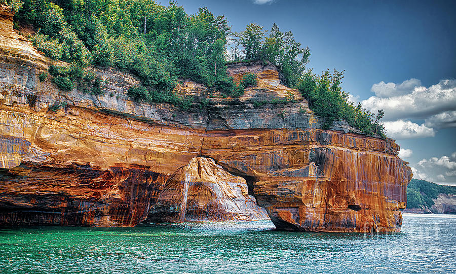 Pictured Rocks Lovers Leap Photograph