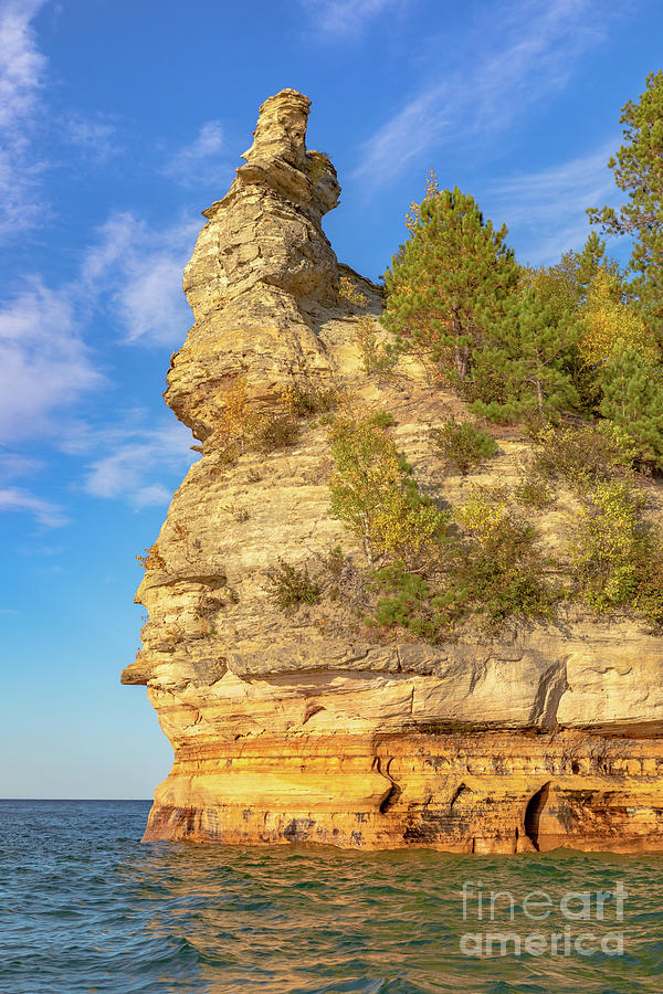 Pictured Rocks Michigan Miners Castle -6781 Photograph by Norris Seward