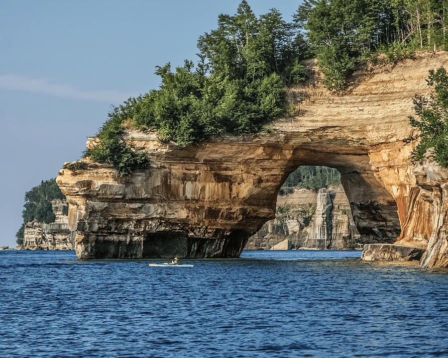 Pictured Rocks National Seashore Michigan Print Painting by Jacob Young ...