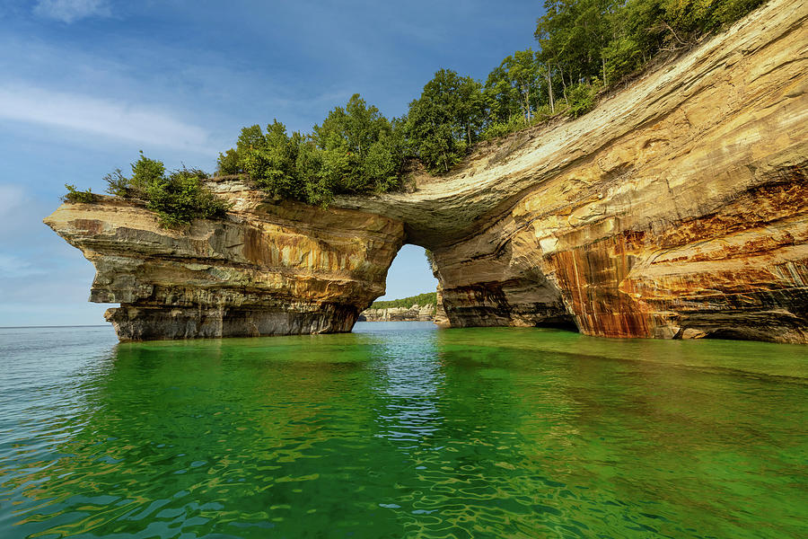 Pictured Rocks on Lake Superior - Lovers Leap Photograph by Craig ...