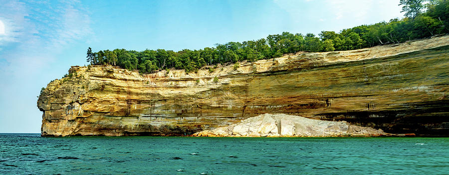 Pictured Rocks Panorama Photograph by Bill Gallagher