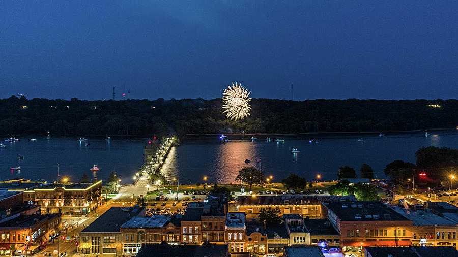 Pictures Over Stillwater St Croix River Valley 4th July 2021 Fir Photograph by Greg Schulz Pictures Over Stillwater