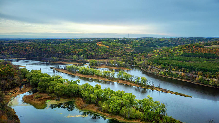 Pictures Over Stillwater St Croix River Valley Fall Colors 2021 Photograph by Greg Schulz Pictures Over Stillwater