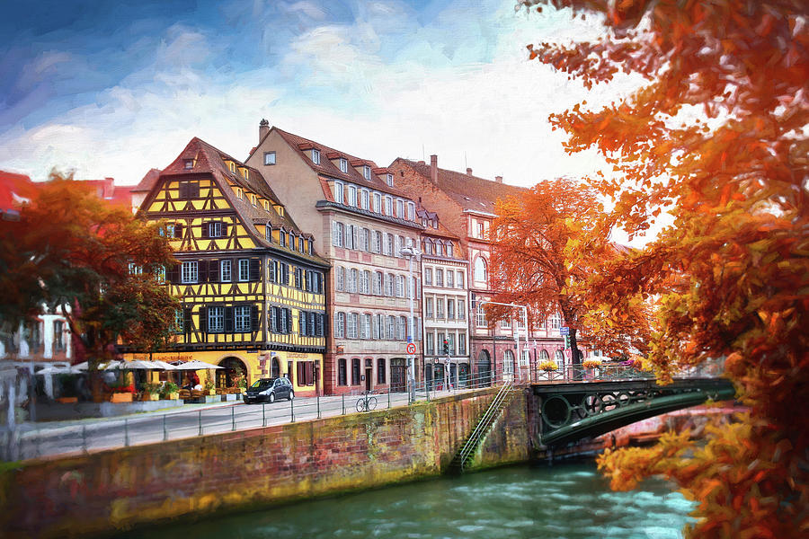Picturesque Canals of Strasbourg France  Photograph by Carol Japp