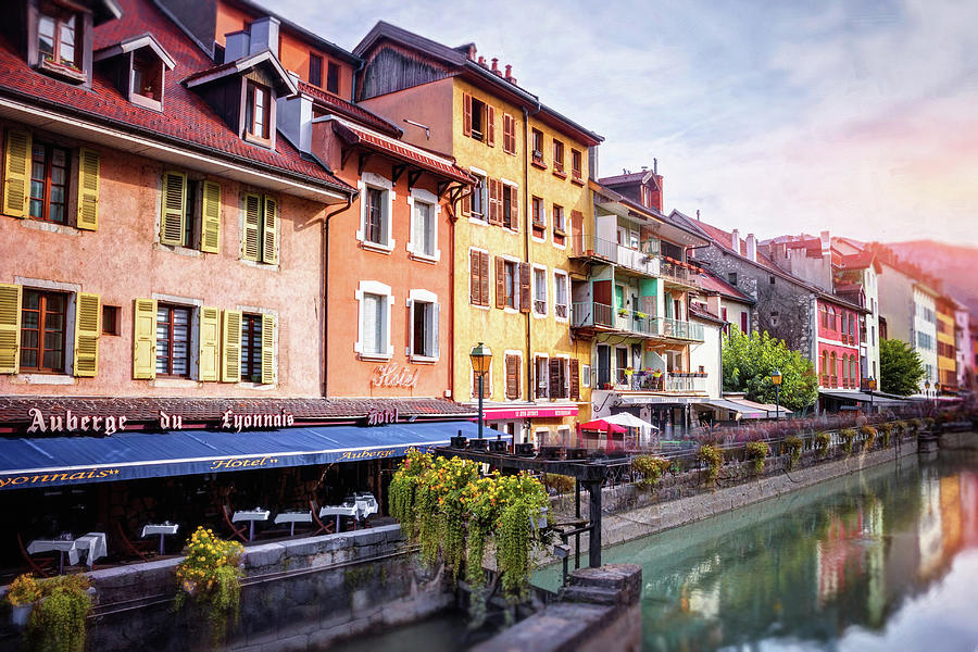 Picturesque Old Town Annecy France  Photograph by Carol Japp