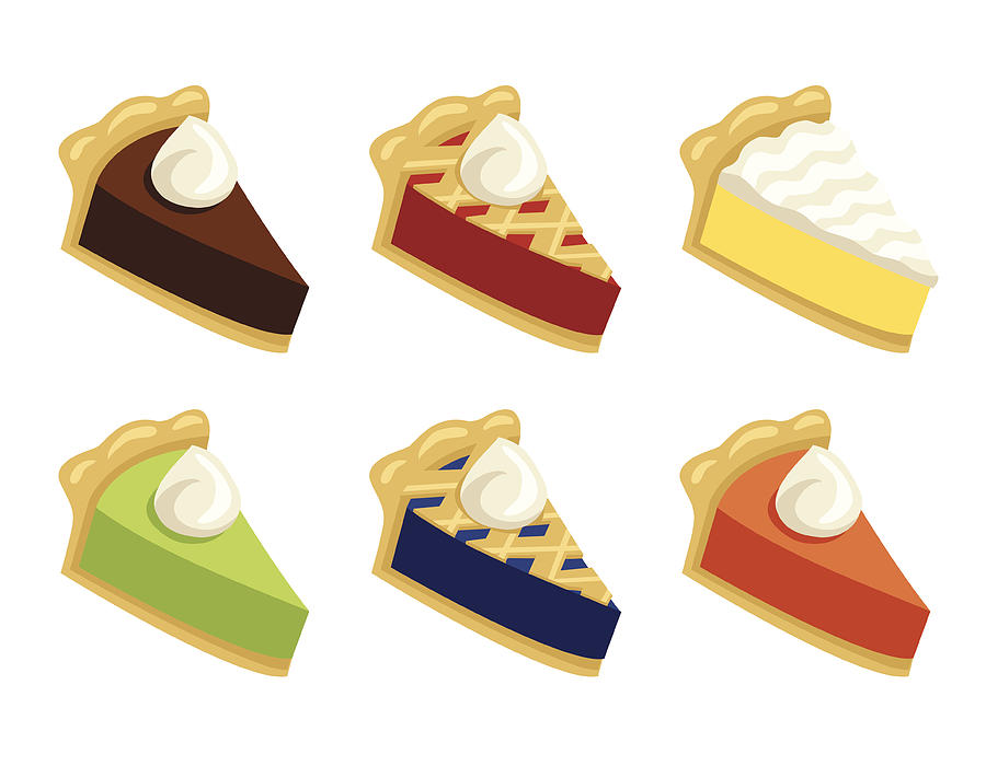 Pie Variety Drawing by AtomicCupcake