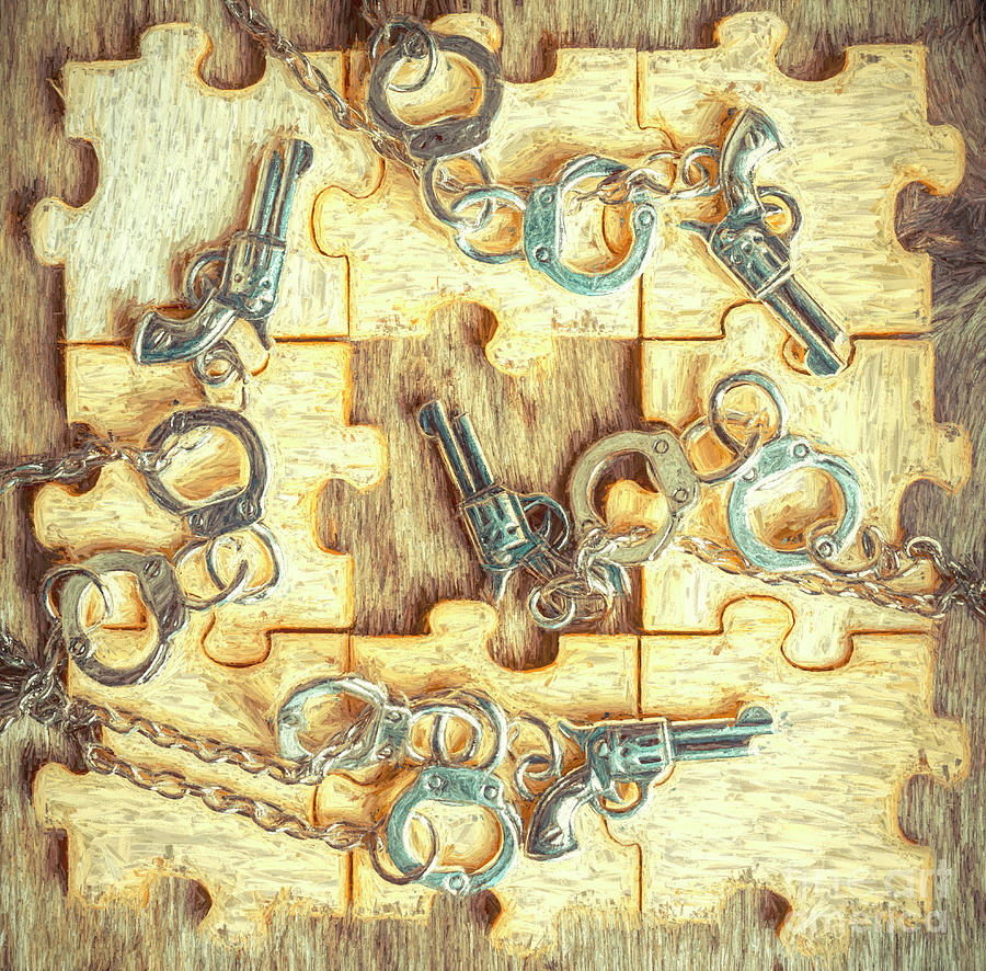 Piecing puzzles of a crime Digital Art by Jorgo Photography