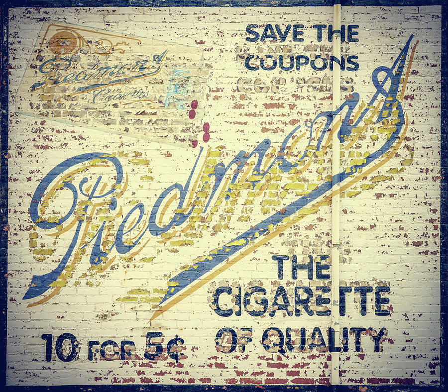 Piedmont Cigarettes Ad Photograph by Alexey Stiop