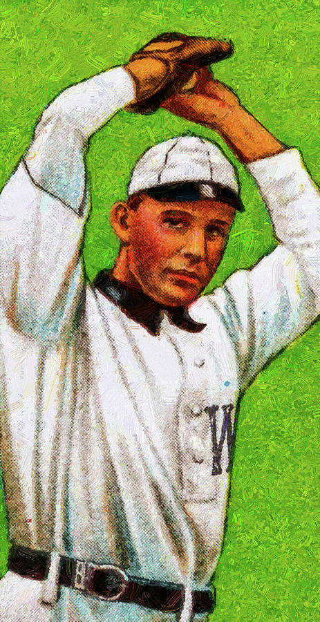 Piedmont Jesse Tannehill Baseball Game Cards Oil Painting Painting