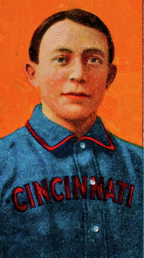 Piedmont Miller Huggins Portrait Baseball Game Cards Oil Painting Painting