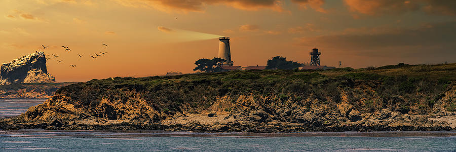 Piedras Blancas from San Simeon Photograph by Mike Gifford