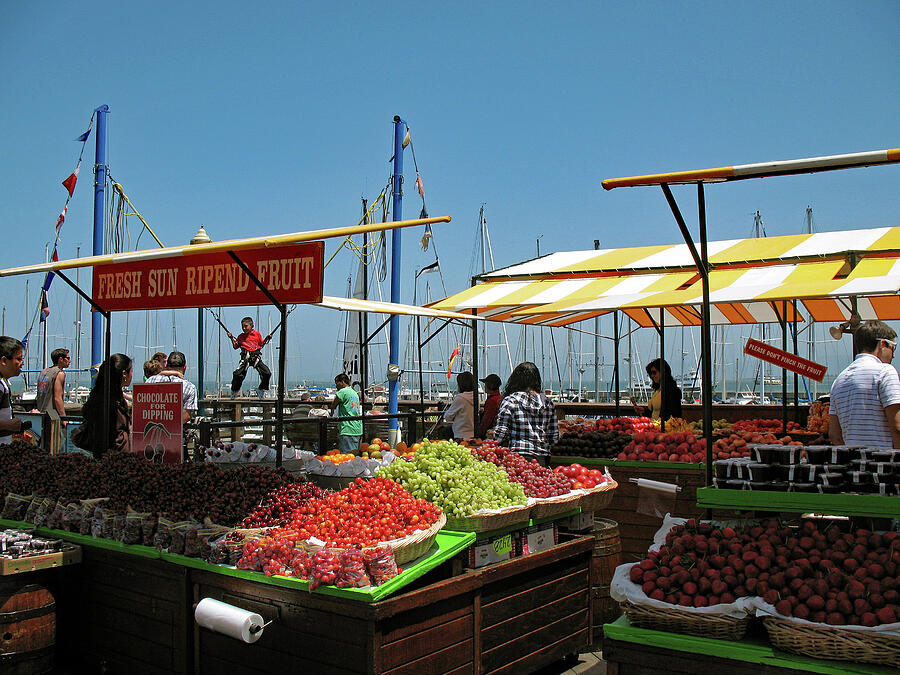 Pier 39 Fruit Market. San Francisco Photograph