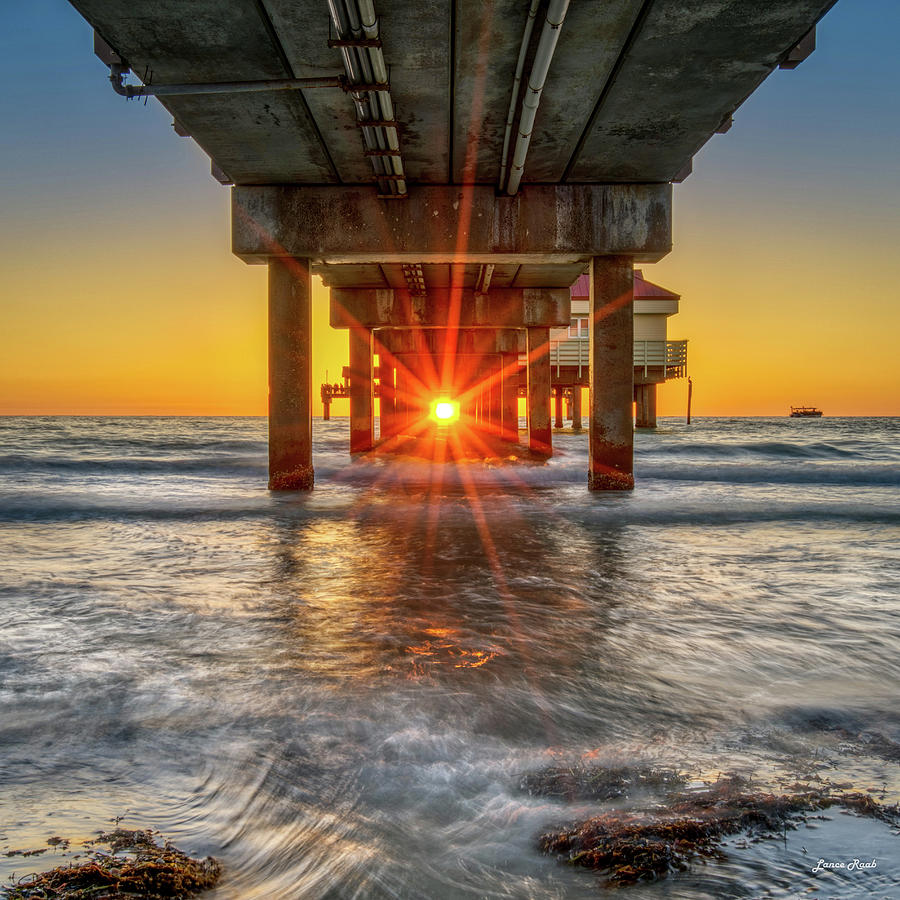 Sunset Photograph - Pier 60 Sunset - Clearwater Beach, FL by Lance Raab Photography