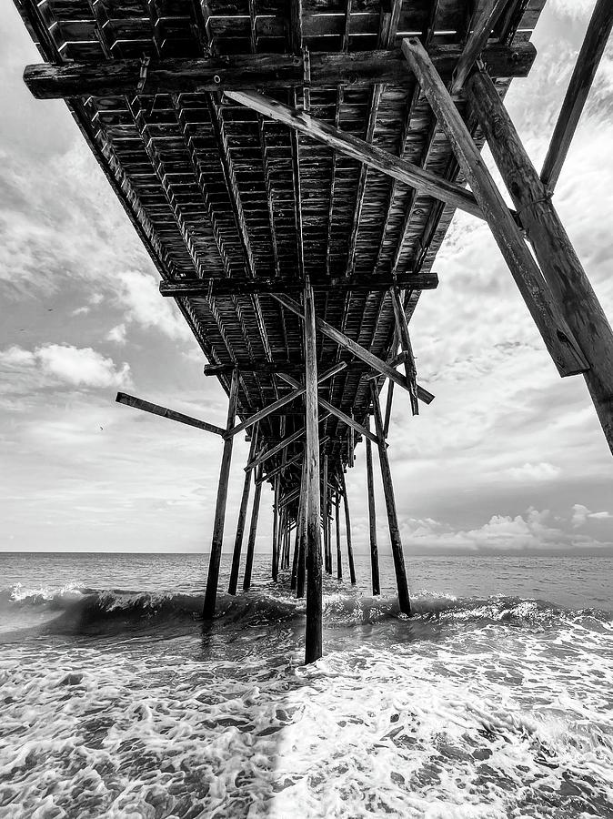 Pier and Surf Photograph by Kiran Krishnamurthy - Fine Art America