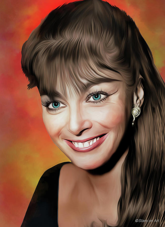 Hollywood Digital Art - Pier Angeli illustration by Movie World Posters
