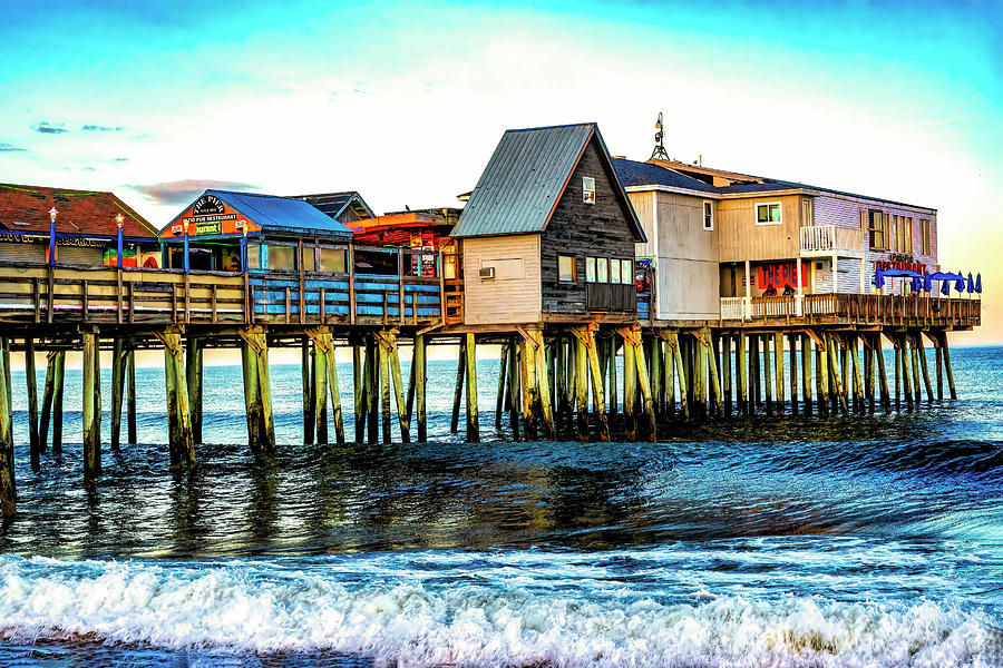 Pier At Old Orchard Beach Photograph By Arlene Krassner Pixels   Pier At Old Orchard Beach Arlene Krassner 